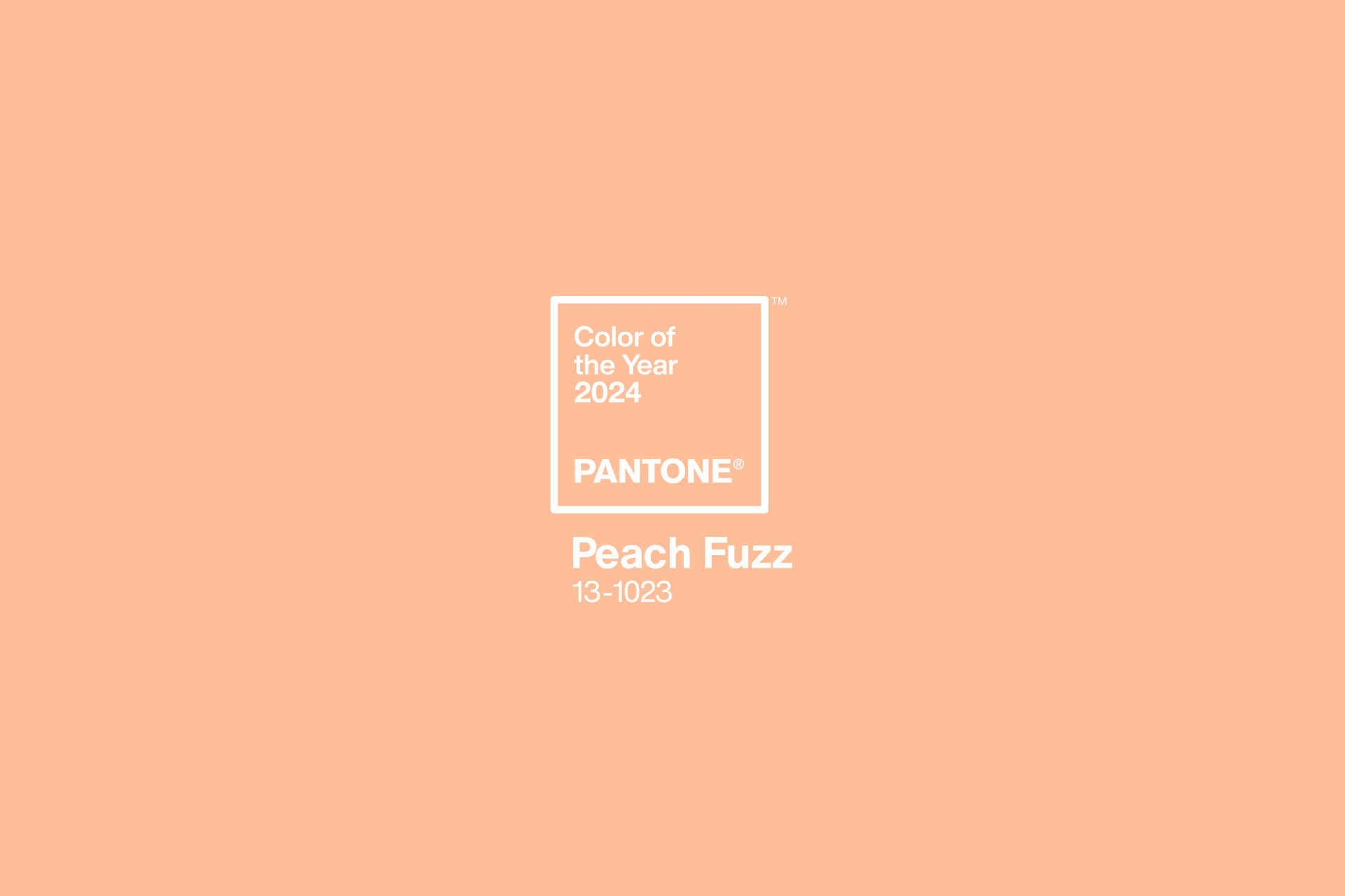 PANTONE Peach Fuzz – Color of the Year 2024