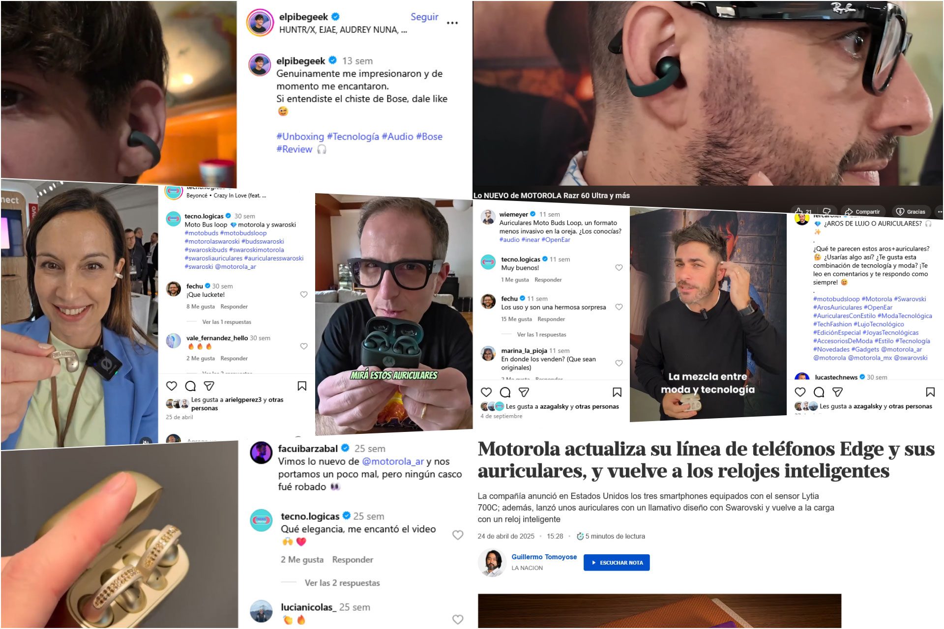 moto things, en manos de expertos: qué dicen sobre moto buds loop y moto watch fit