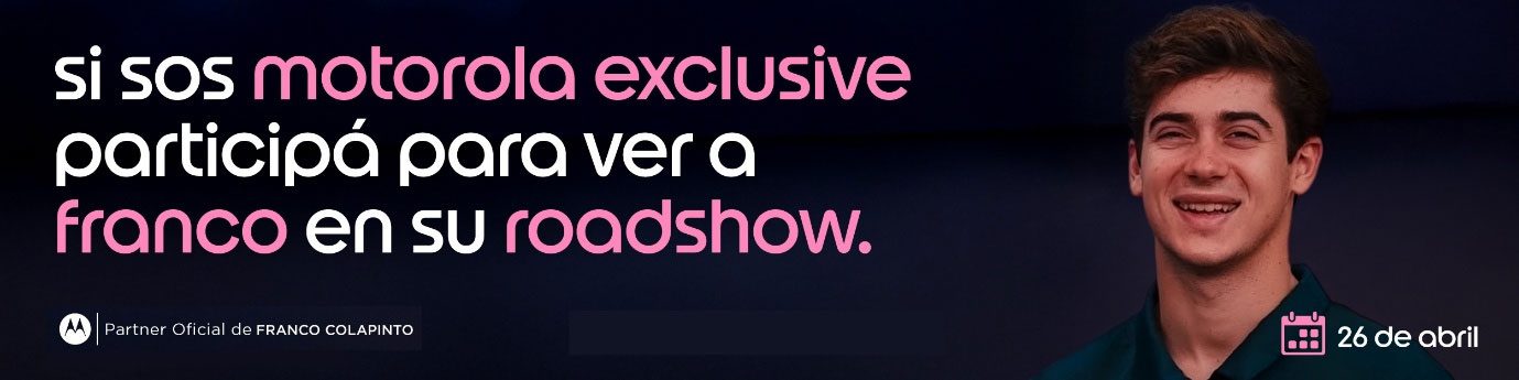 Motorola invita a acelerar al ritmo de Franco Colapinto en su roadshow por Buenos Aires