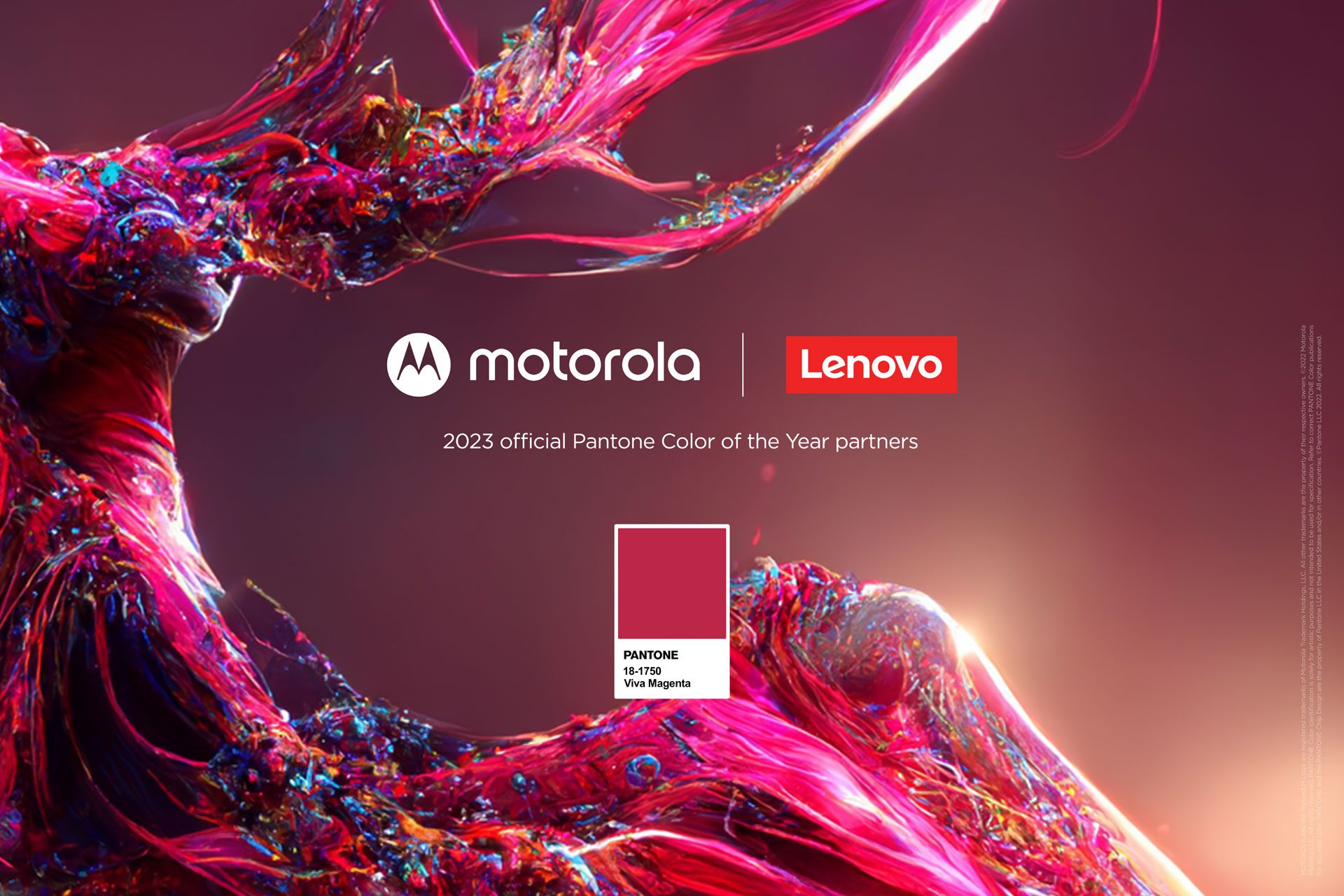 Motorola lança edição especial do motorola edge 30 fusion na cor Viva Magenta, cor do ano 2023 anunciada pela PANTONE