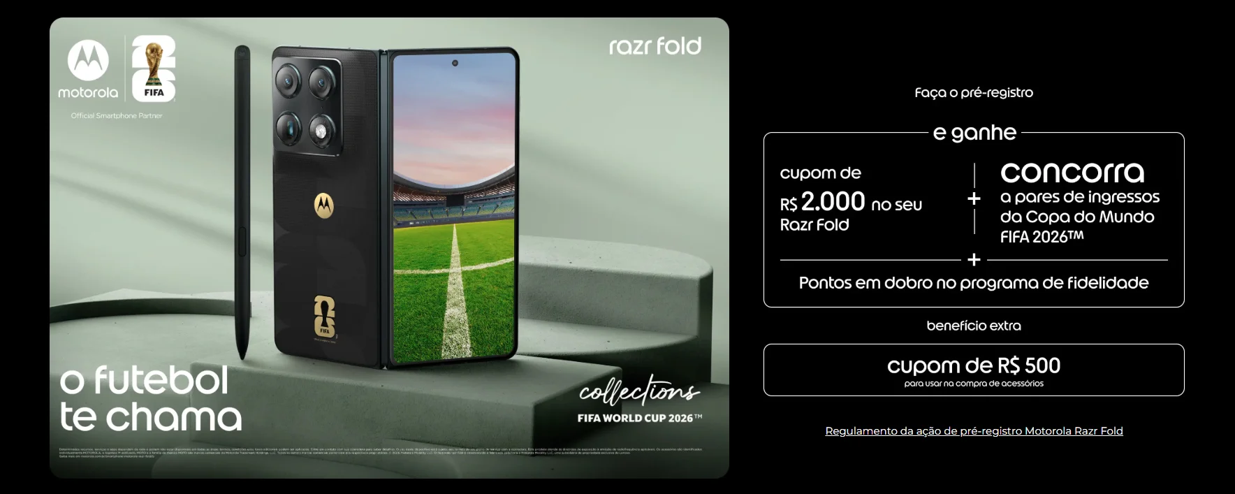 Motorola abre pré-registro para o novo motorola razr fold no Brasil