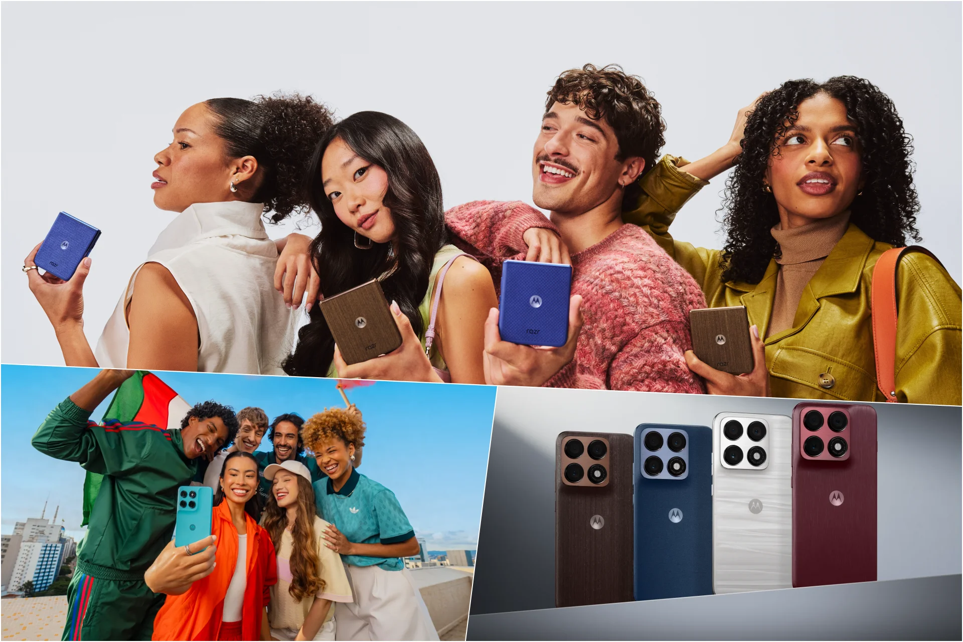 Motorola amplió su portfolio premium con nuevos razr, edge y moto g: diseño y potencia, a mano