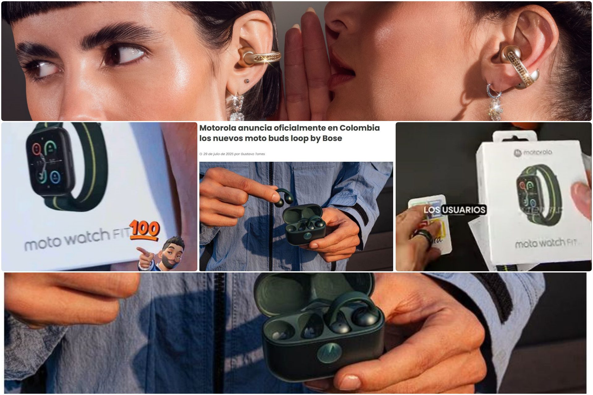 moto things, en manos de expertos: qué dicen sobre moto buds loop y moto watch fit