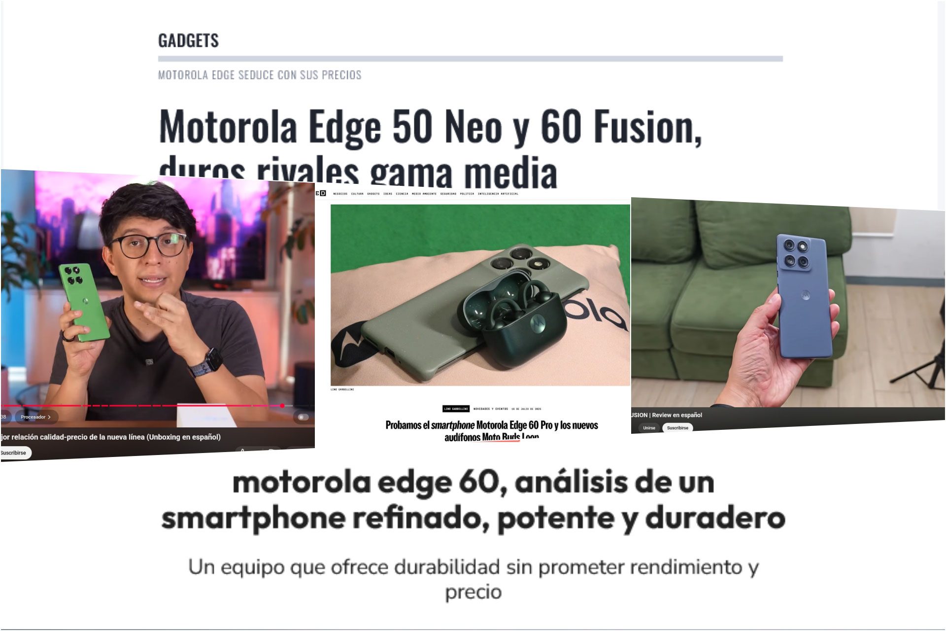 La familia motorola edge 60, en manos de los que saben