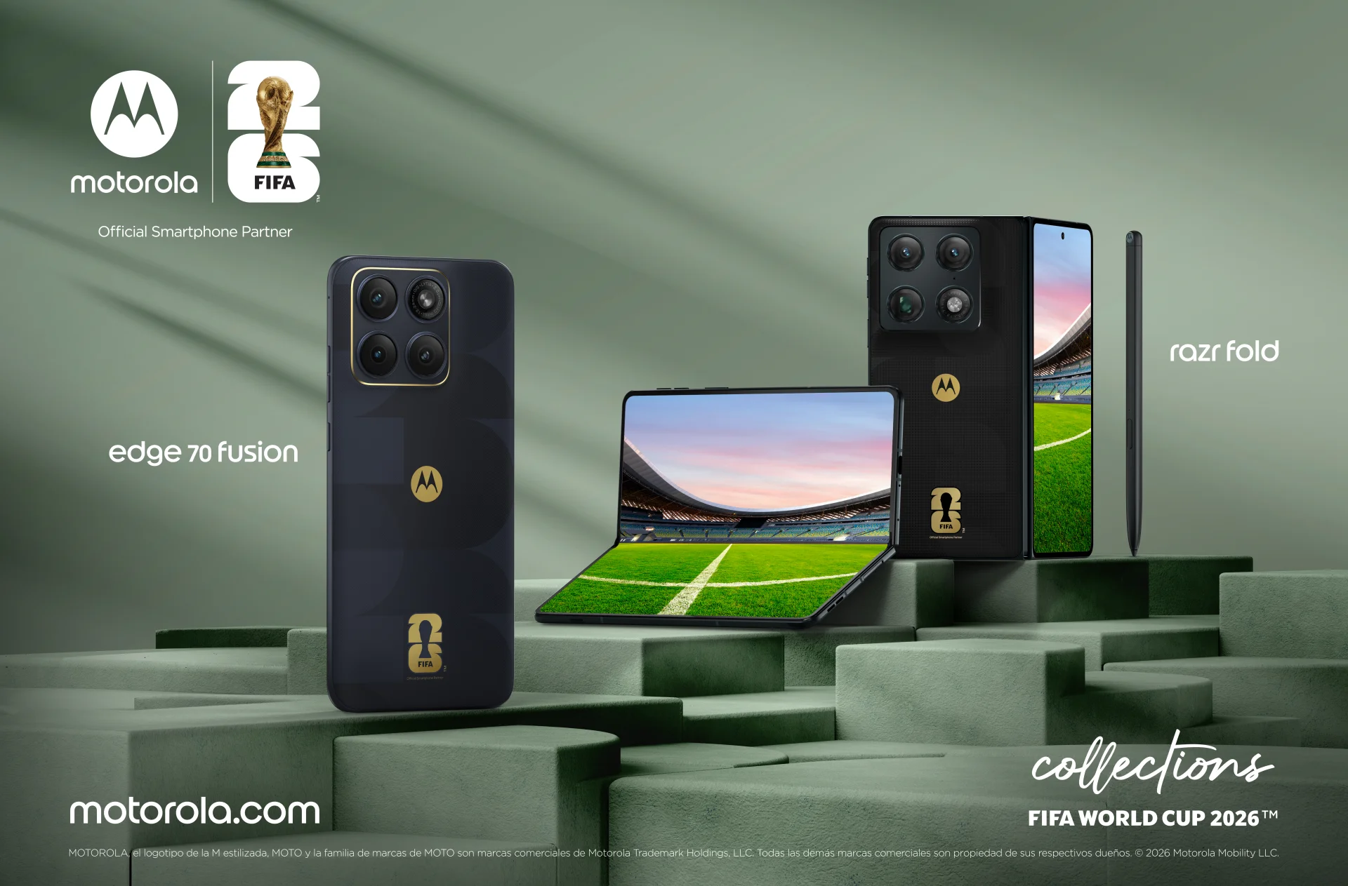 Motorola sale a la cancha con el lanzamiento en Perú de la nueva FIFA World Cup 26TM Collection