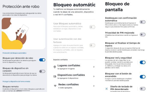 Seguridad Android 15 Motorola