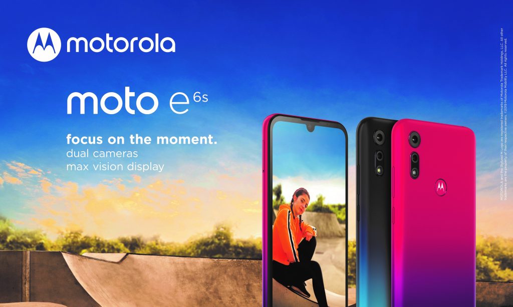 bring the best out of every moment with the new moto e6s