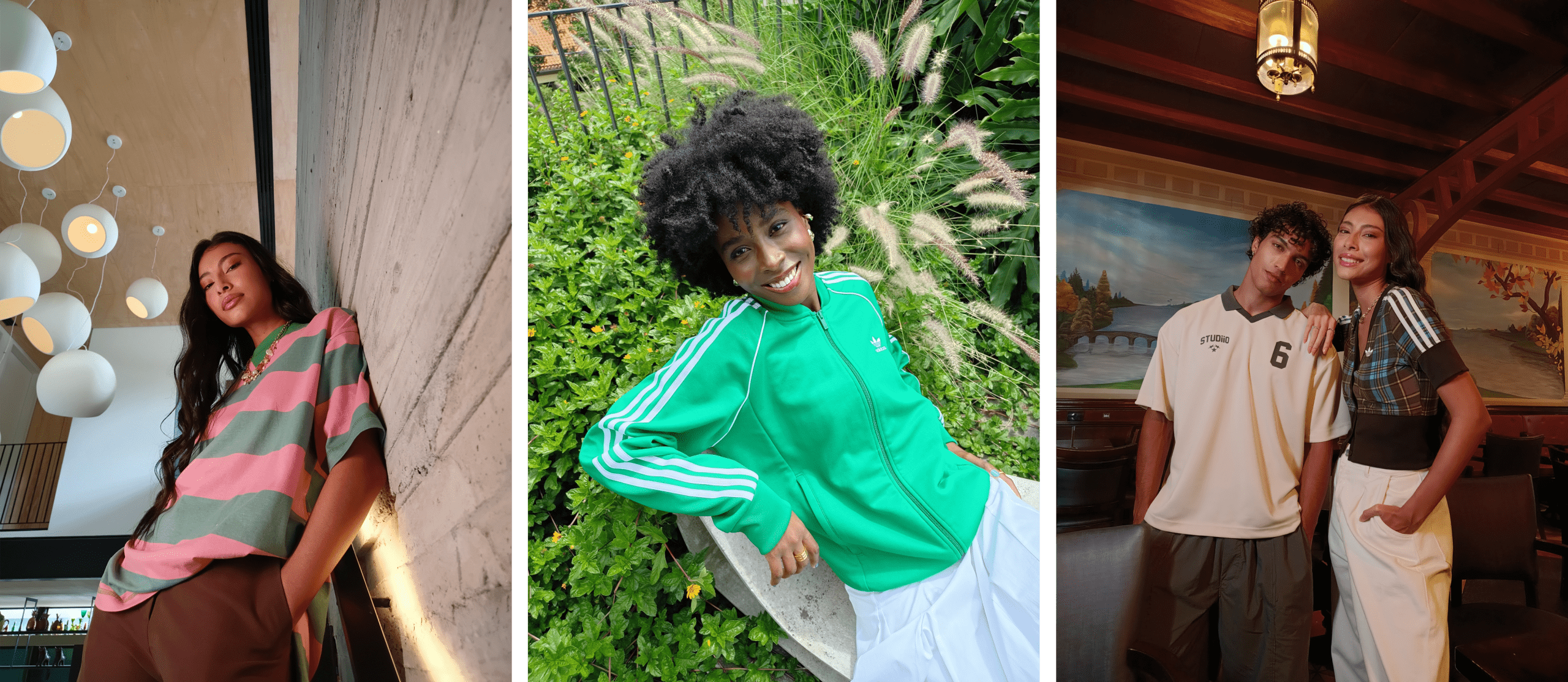 three photos taken on the moto g87